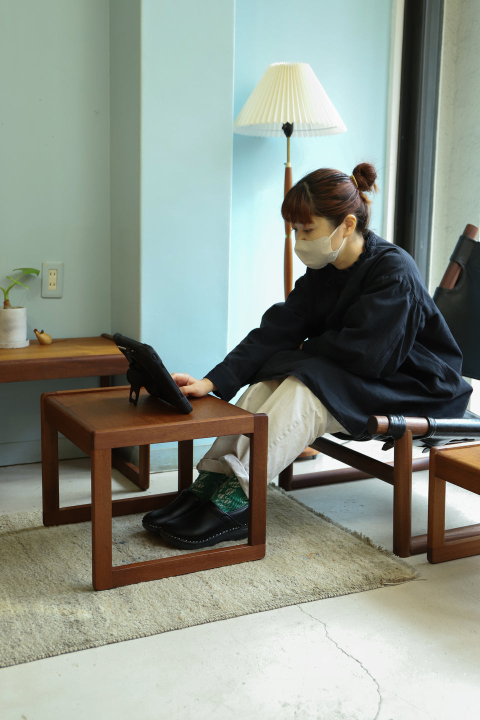 イギリスヴィンテージ ネストテーブル サイドテーブル チーク材/UK