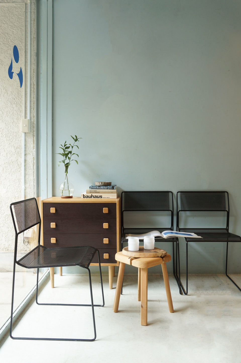 アクタス アイアンスタッキングチェア/ACTUS Iron Mesh Stacking Chair