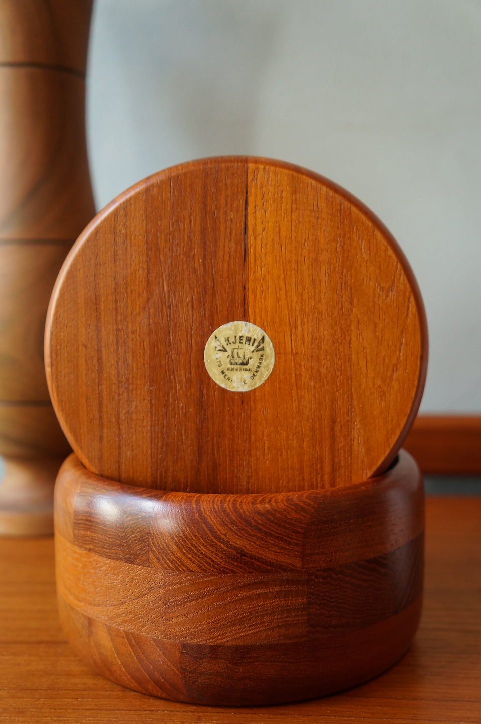 デンマークヴィンテージ ボウル チーク材/Kjeni Teakwood Bowl Danish