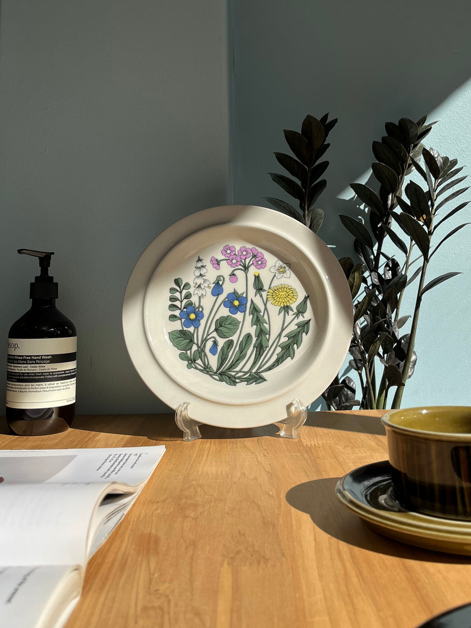 アラビア フローラ ディナープレート フィンランド 北欧ヴィンテージ