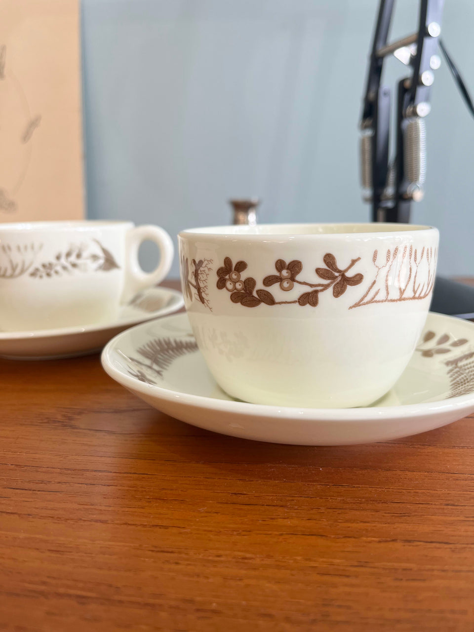 グスタフスベリ ティーカップ&ソーサー スティグ・リンドベリ