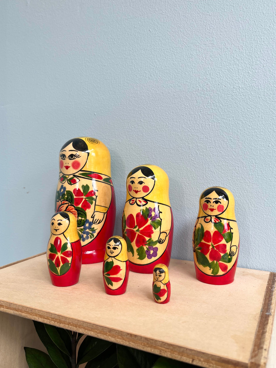 ヴィンテージ マトリョーシカ インテリア雑貨 レトロ 置物/Vintage