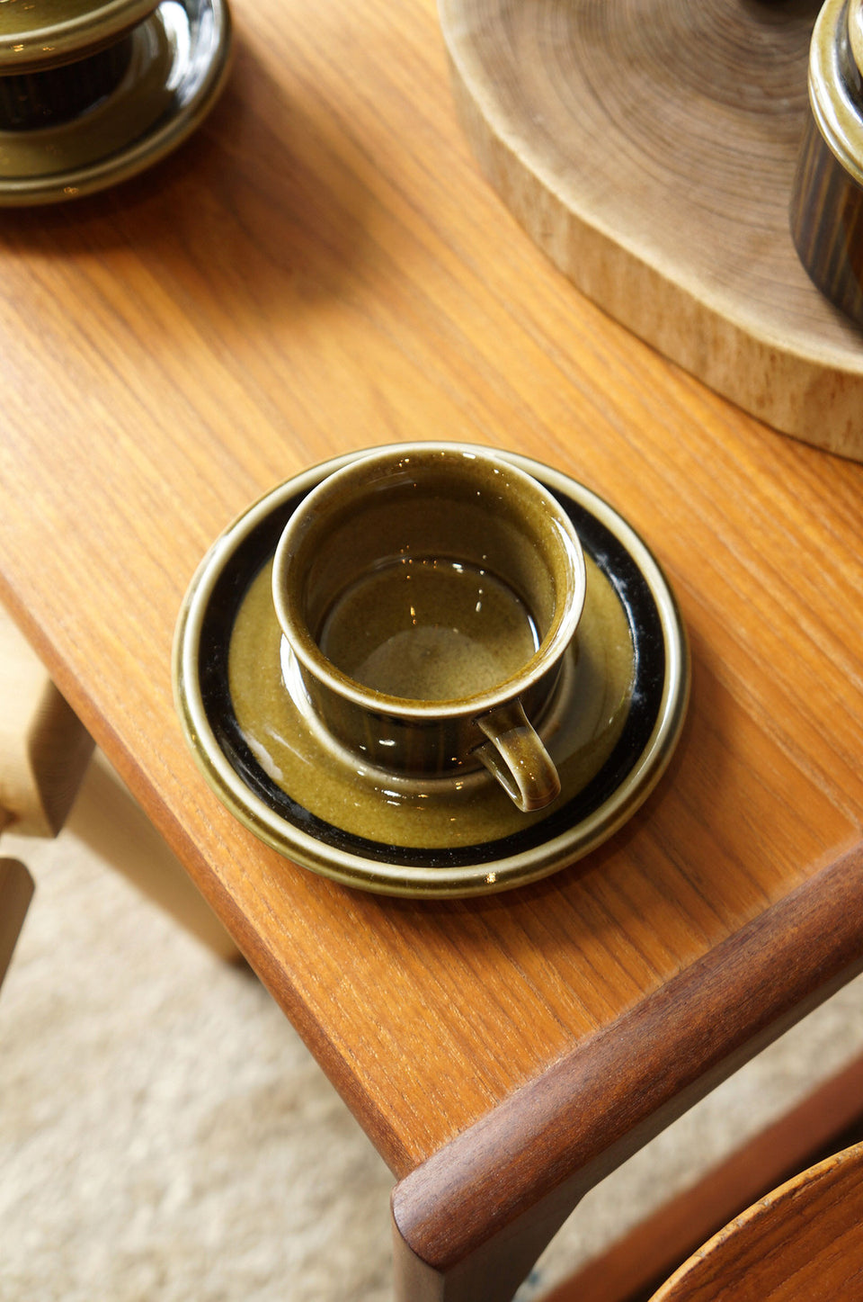 ARABIA Kosmos Demitasse Cup and Saucer/アラビア コスモス デミタス