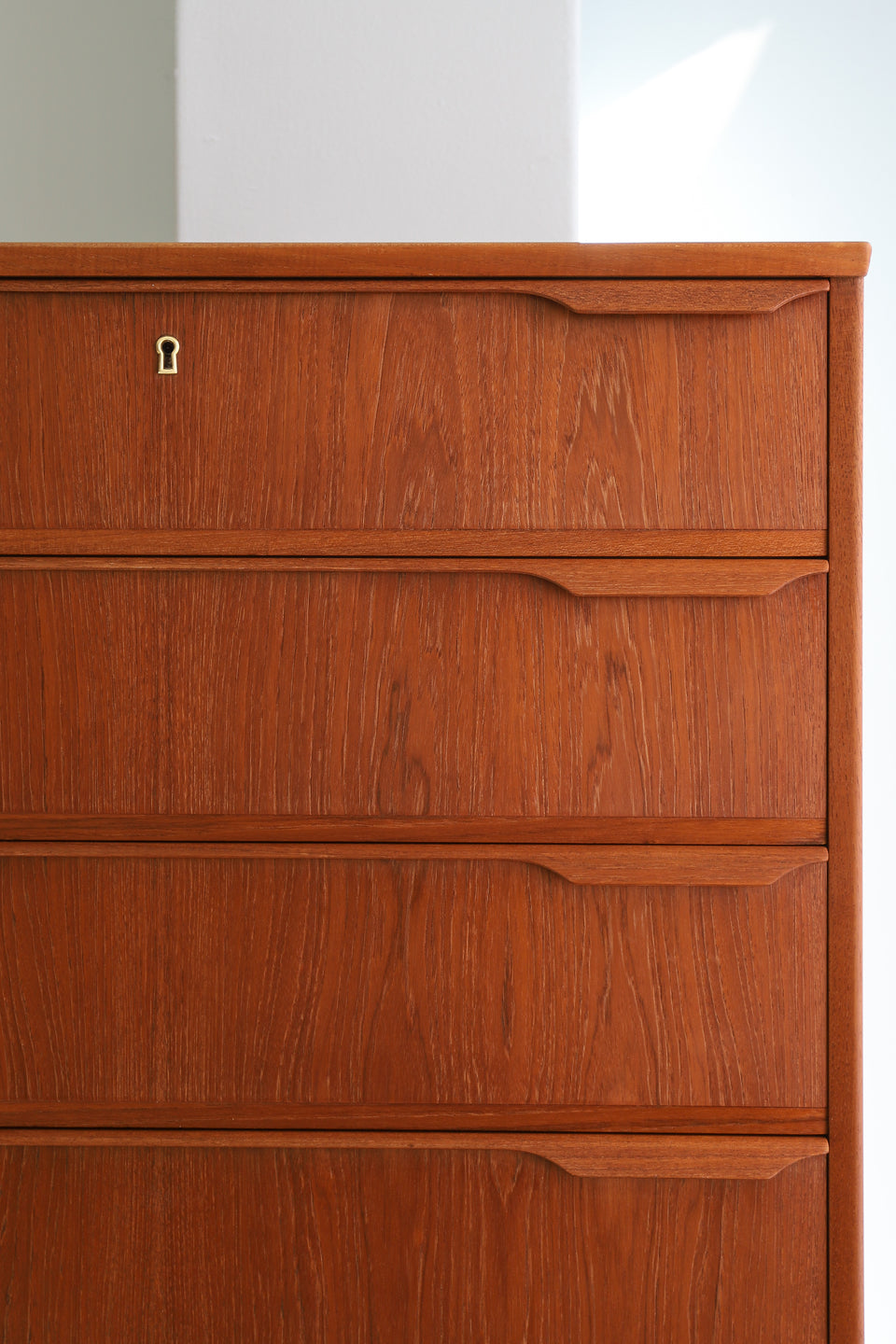 デンマークヴィンテージ チェスト 6段 収納 チーク材 北欧家具/Danish