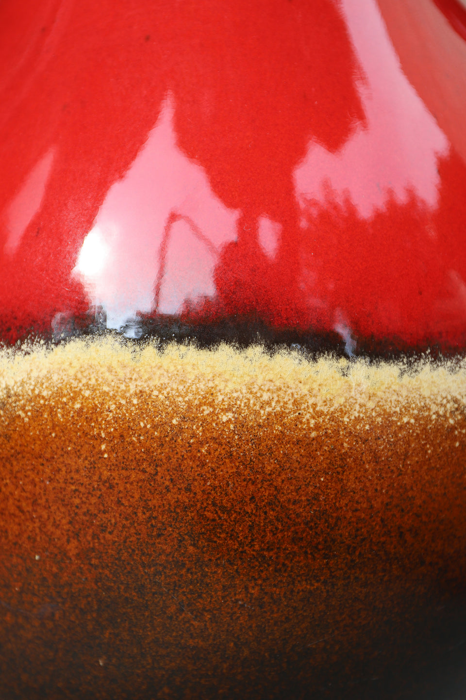 西ドイツヴィンテージ ファットラヴァ フラワーベース 花器/W.Germany