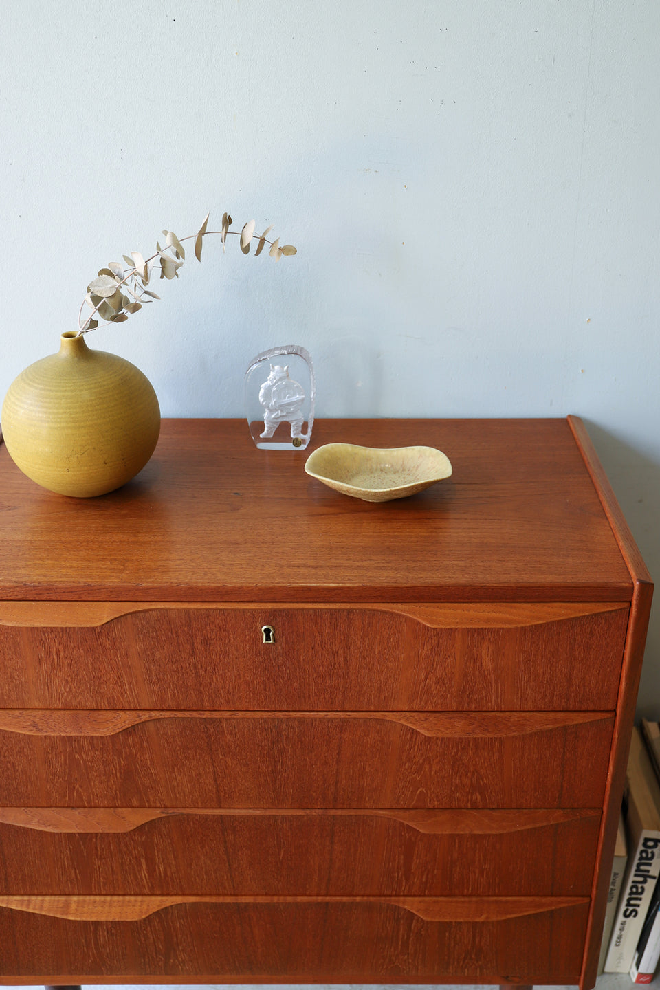 デンマークヴィンテージ チェスト 4段 チーク材 収納 北欧家具 モダン