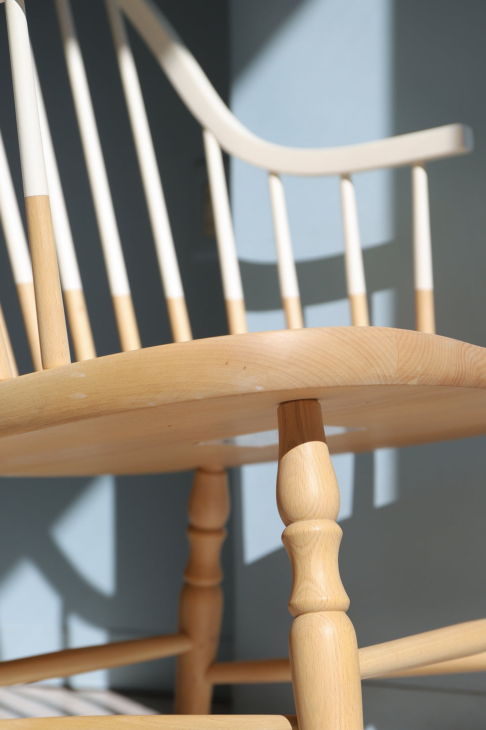 秋田木工 ラウンジチェア ウィンザーチェア 椅子 エディションブルー