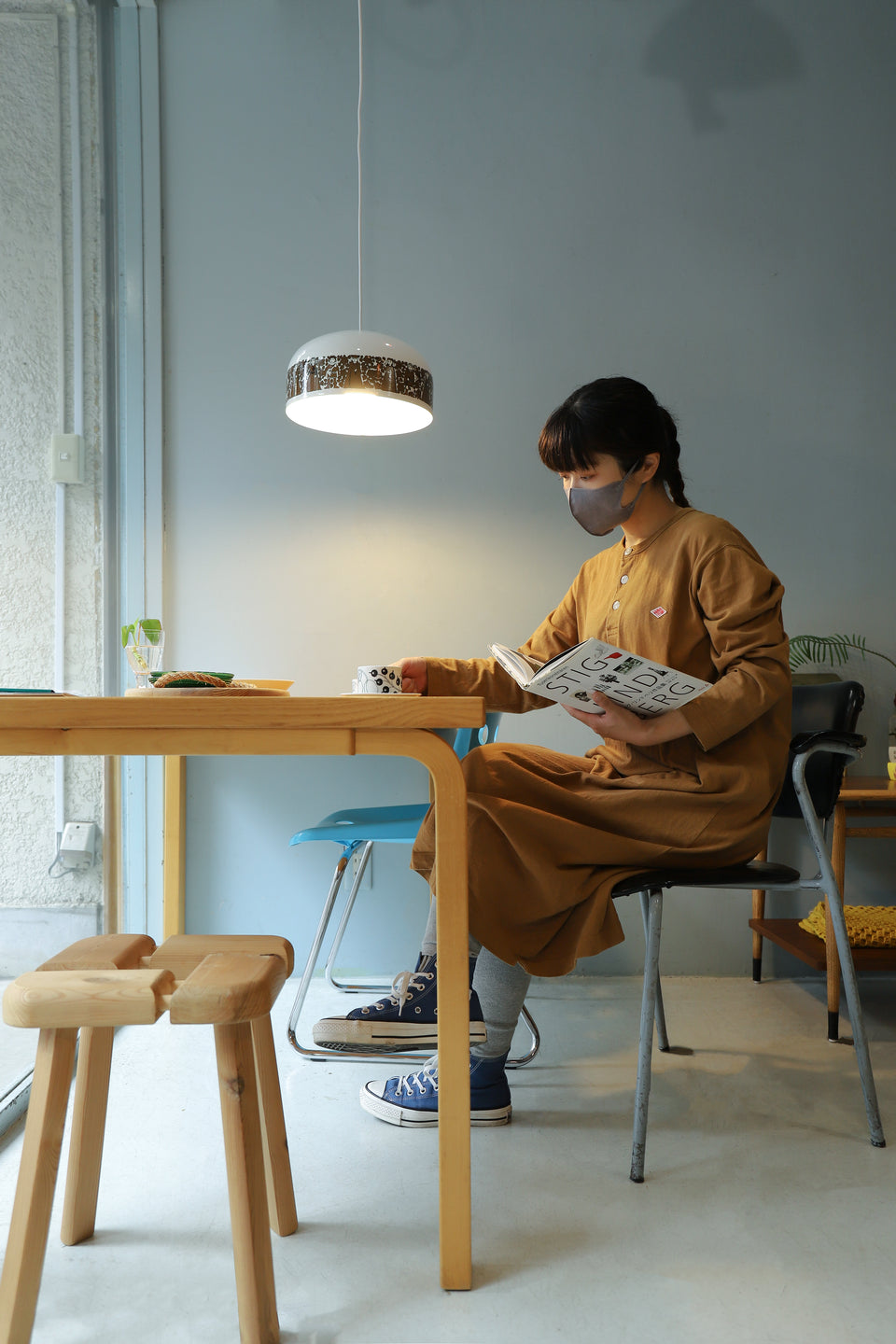 フィネル ペンダントライト ホーロー 照明 北欧ヴィンテージ/Vintage