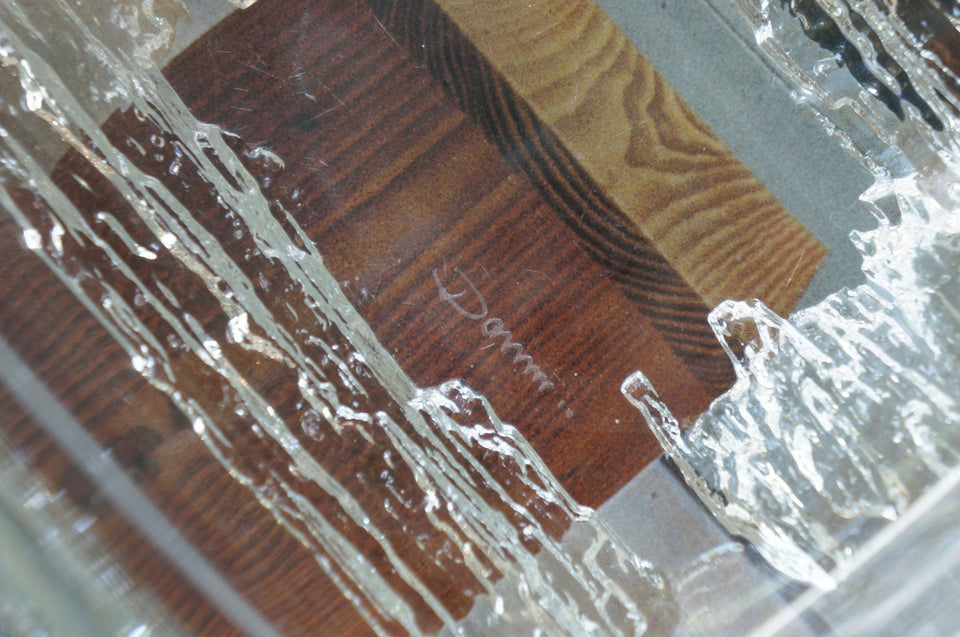 フランス ドーム トレイ クリスタルガラス インテリア/France Daum