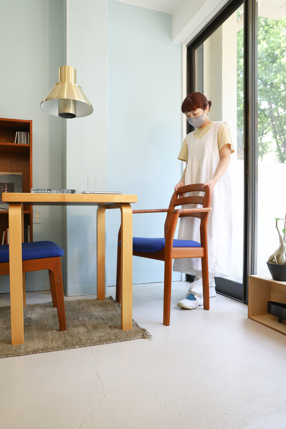 デンマーク ヴィンテージ デューロン アームチェア チーク材 北欧家具