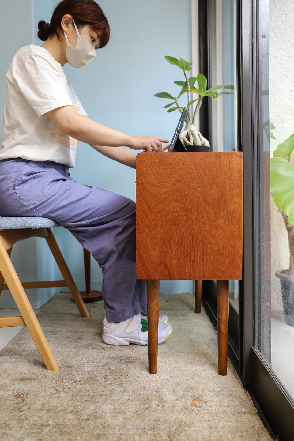 デンマークヴィンテージ チェスト 3段 収納家具 北欧インテリア/Danish