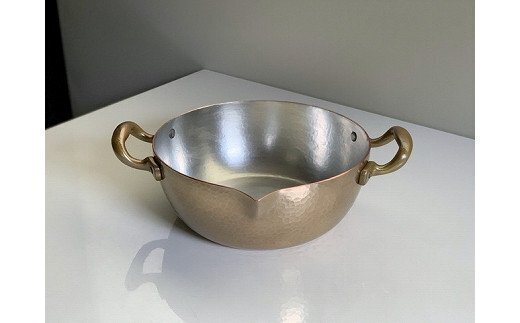 富貴堂」銅両手鍋21cm 口付き(金色) FC235001 TF | 【公式】つばふる