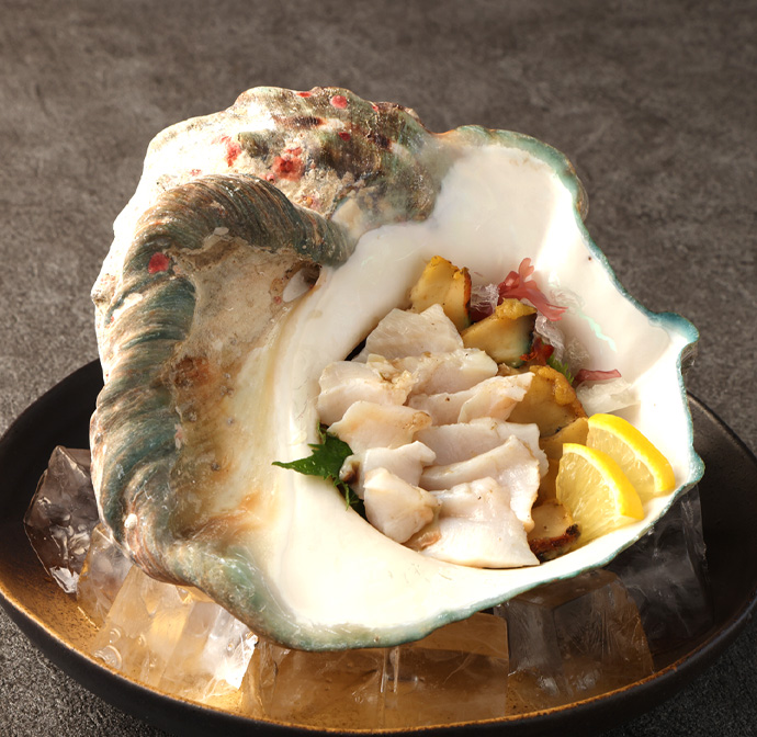 徳之島 天城町 夜光貝 ヤコウガイ 刺身用 200g 瞬間冷凍 カット済み