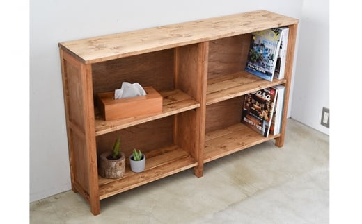 箱型シェルフ Lサイズ 【ラック 本棚 木製 おしゃれ 収納 雑貨 日用品