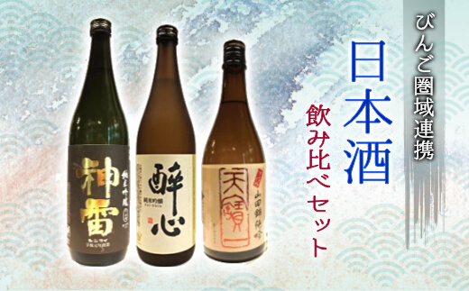 日本酒 飲み比べセット びんご圏域連携 天寶一（福山市）醉心山根本店