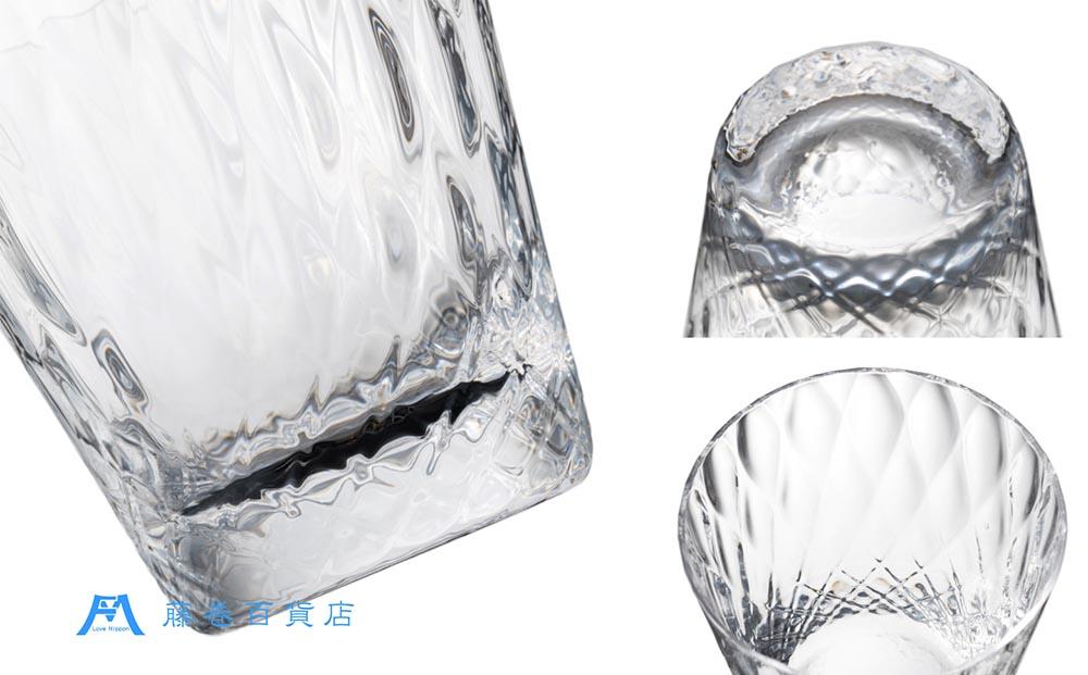 藤巻百貨店】＜深川硝子工芸＞クリスタルグラス「GOKAN」クリア（ROCK