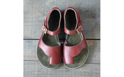 Marikok】オーダーメイド 革シャンダル(サンダル)【オーダーメード