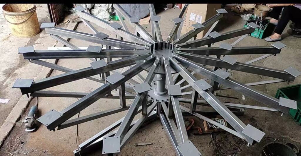 中華料理店用の大型回転丸テーブル – 中国 家具工場 アークファニチャー