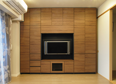 製品のご紹介 | すえ木工の壁面収納