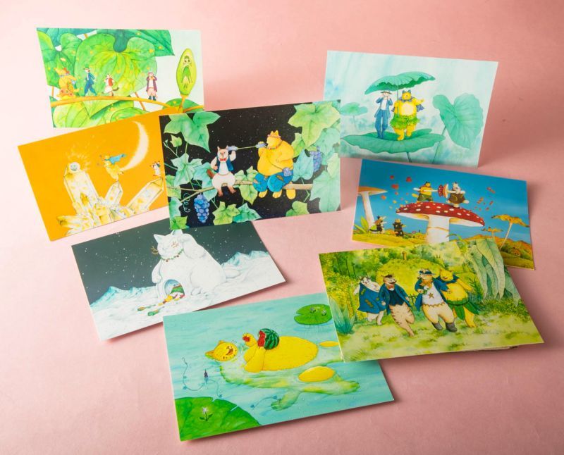 アタゴオル ポストカードAFセット8種類・ますむらひろし ポストカード