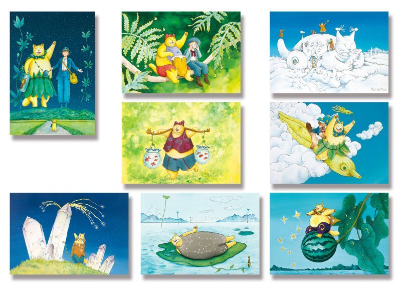 アタゴオル ポストカードAGセット8種類・ますむらひろし ポストカード