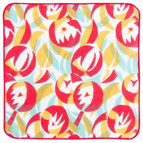 竹久夢二 ガーゼタオルハンカチ 枝梅 ムラサキ | ふろしき むす美