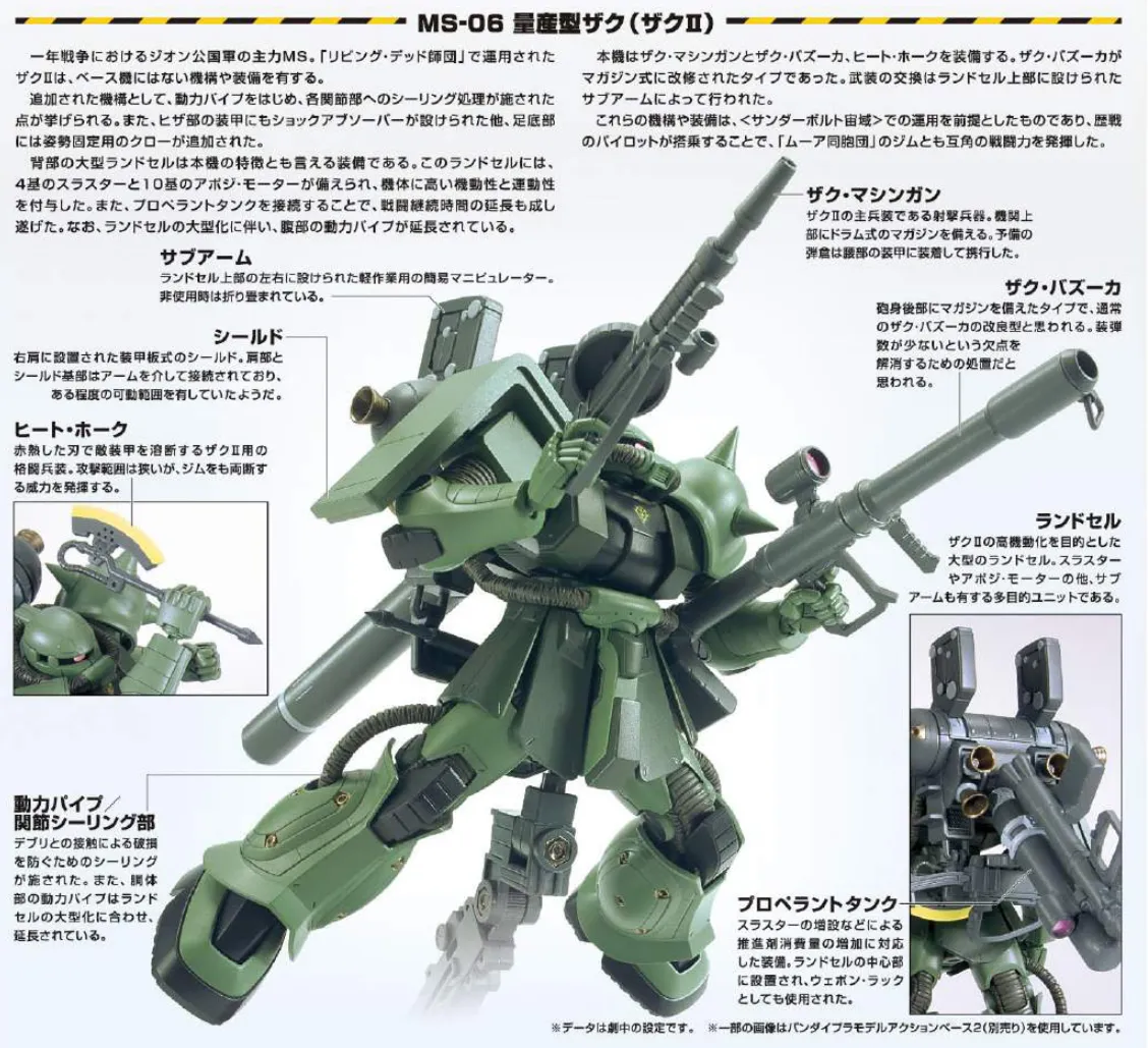 再販】11月予定！HG 量産型ザク+ビッグガンの内容物や特徴