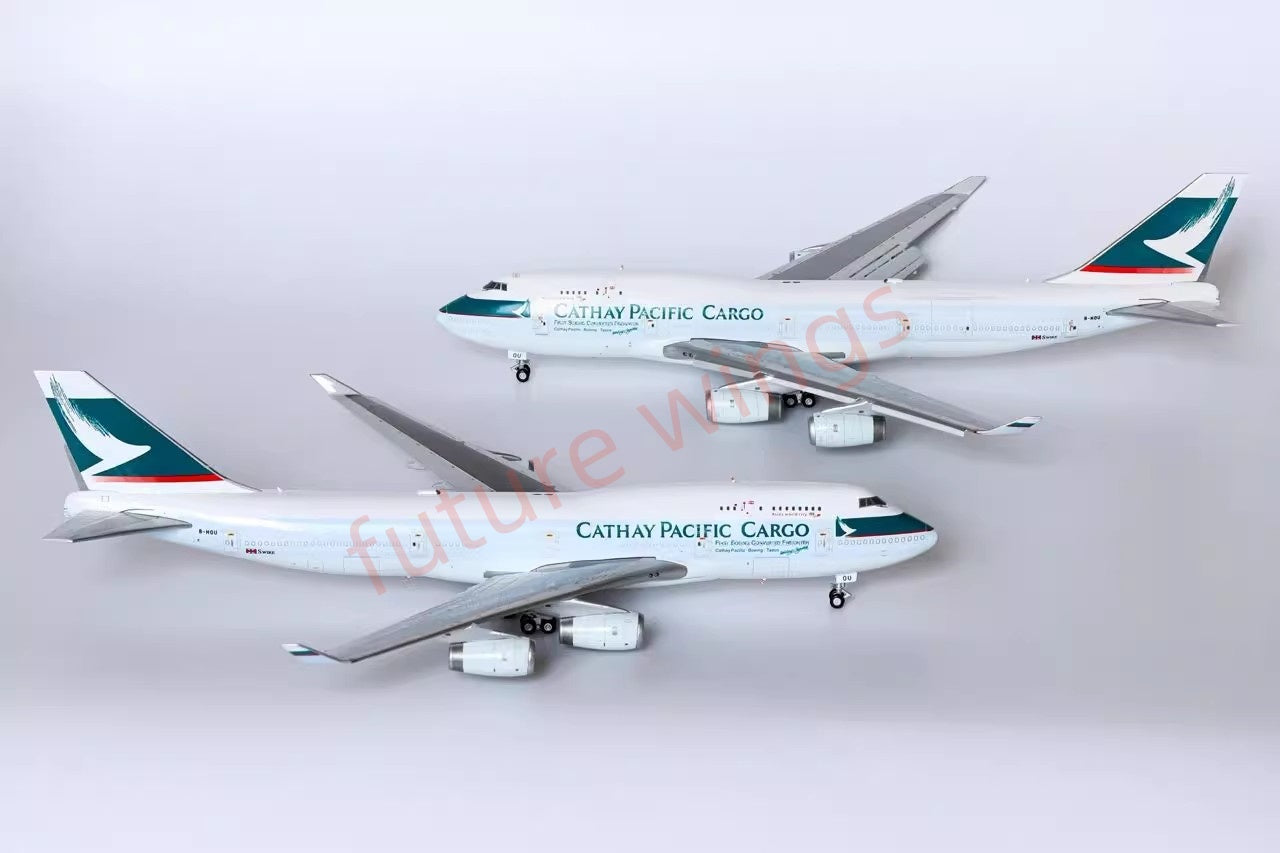 1:400 CW Cathay Pacific Cargo B747-400BCF B-HOU Aircraft Model+