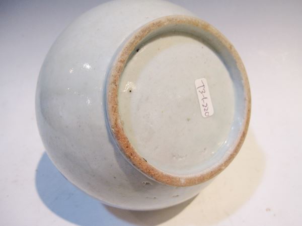 李朝 分院染付花寿文丸壷｜商品一覧｜GALLERY 帝塚山