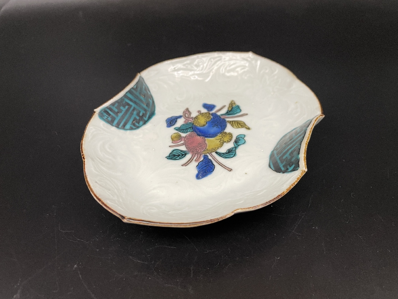 ギャラリー安原 / №15．古九谷 柘榴文分銅形皿