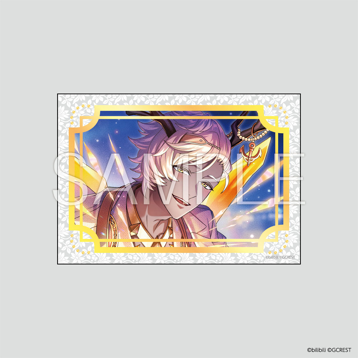 夢職人と忘れじの黒い妖精 Sweet Fes 箔押しクリアカード（ブラインド