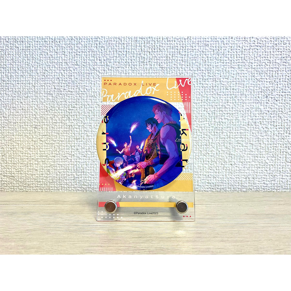 Paradox Live TRUST オフショット 缶バッジ＆缶バッジスタンドセット