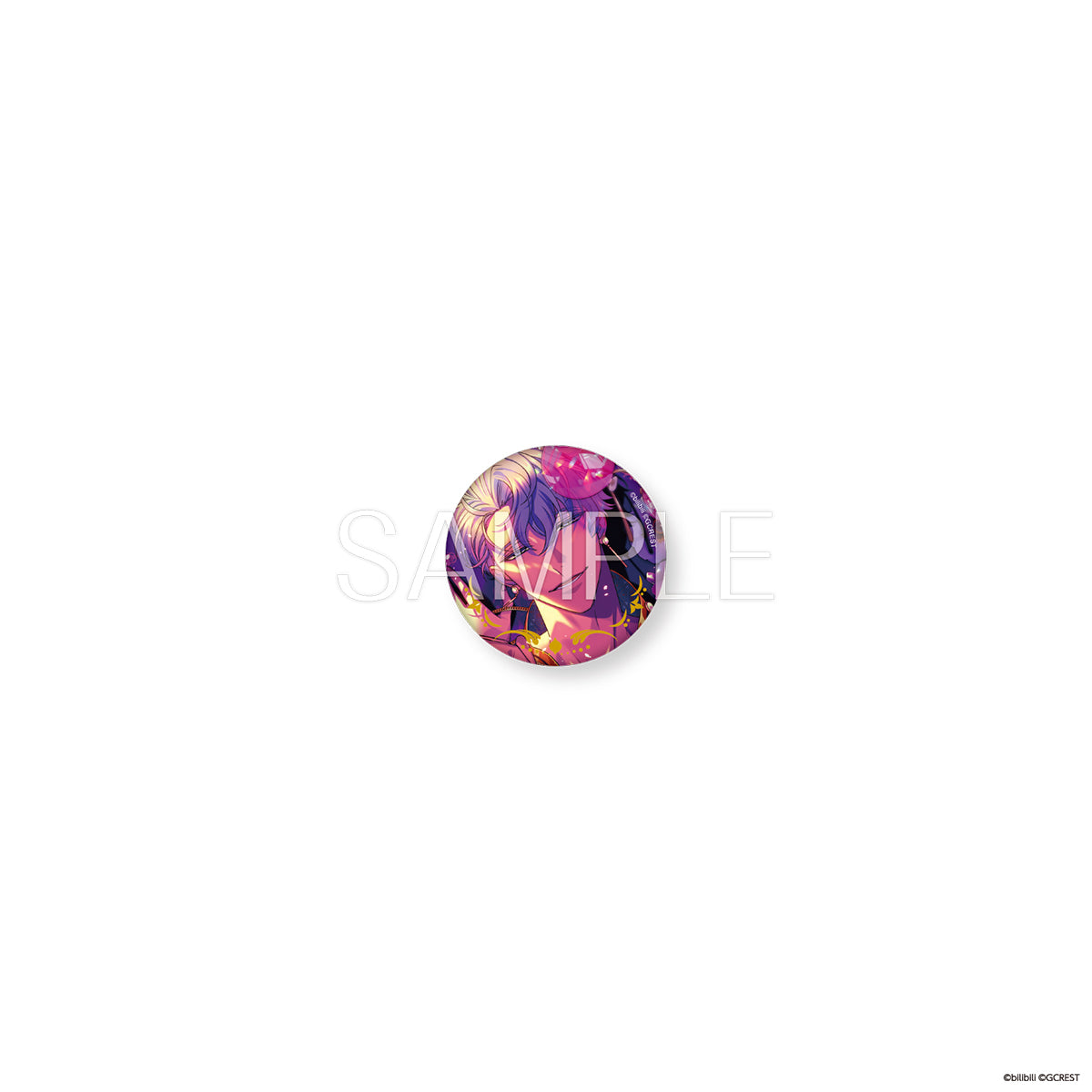 夢職人と忘れじの黒い妖精 獣誘う金宴の祭 箔押し缶バッジ（ブラインド