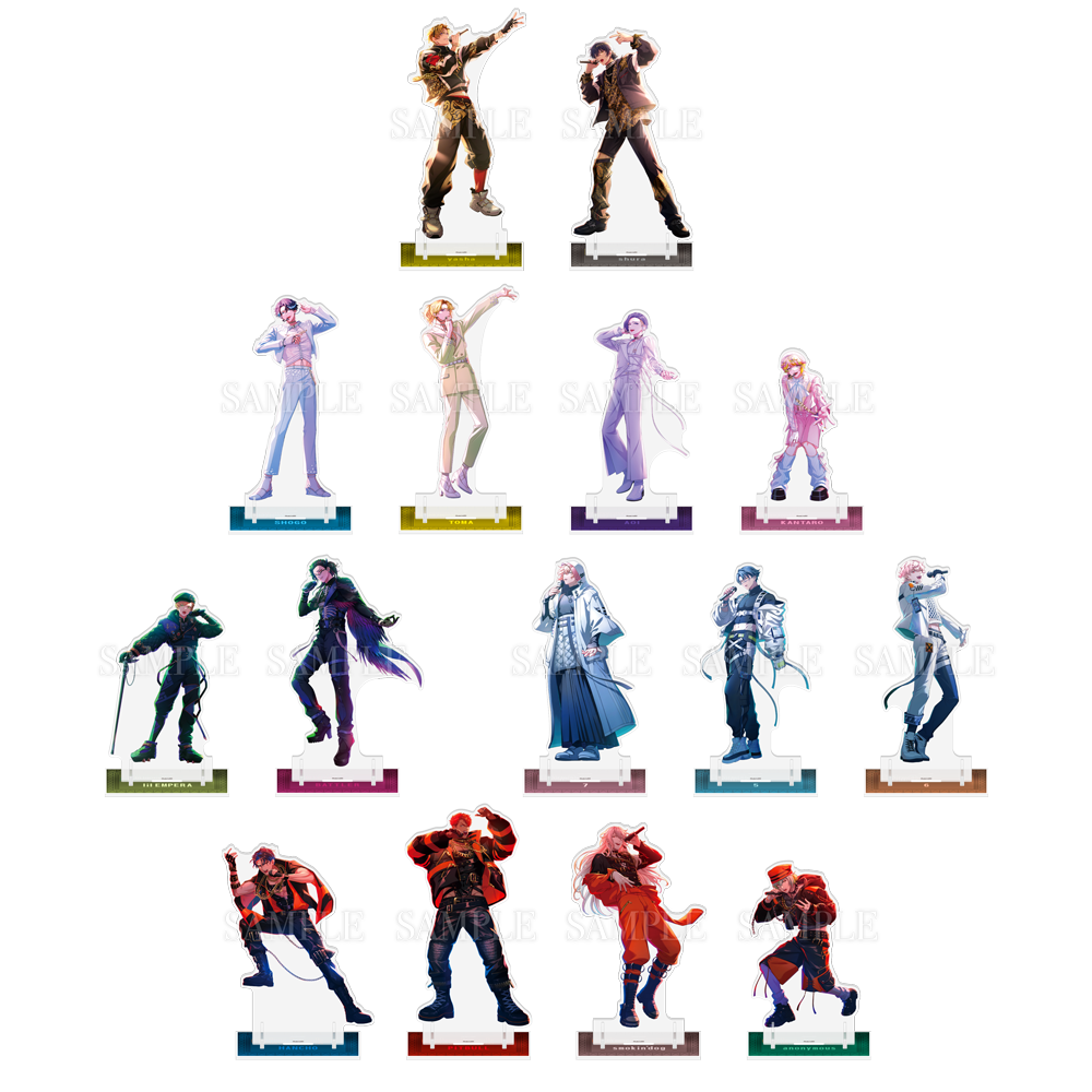 大穢 アニメイト グラッテ アクリルコースター 大崎 台場静馬 7種