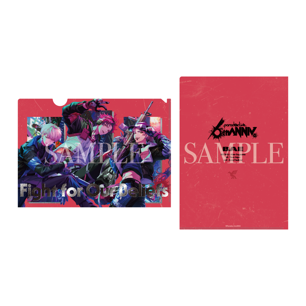 Paradox Live 6th Anniversary クリアファイル – GCRESTORE ジークレストア