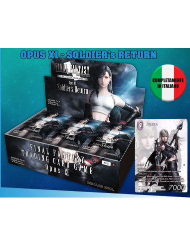 FINAL FANTASY TCG OPUS XI SOLDIER's RETURN BOOSTERS BOX ITALIAN (36)