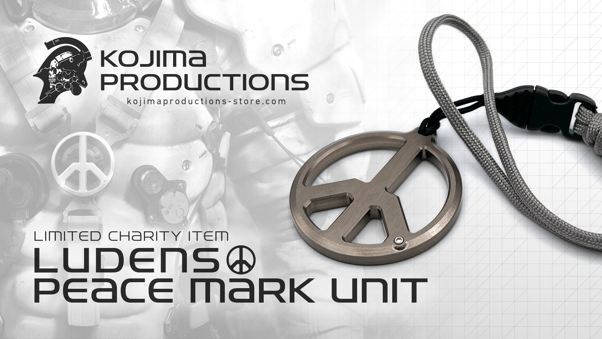 KOJIMA PRODUCTIONS公式ストアでチャリティ特別アイテム「ルーデンス