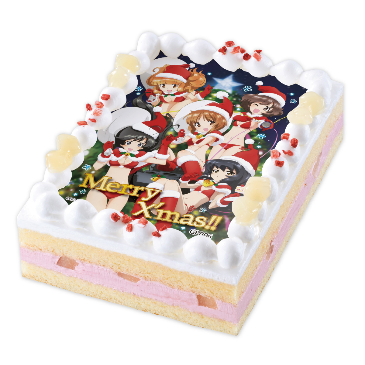 バンダイ、「ガルパン」“あんこうチーム”5人のサンタ姿が描かれた