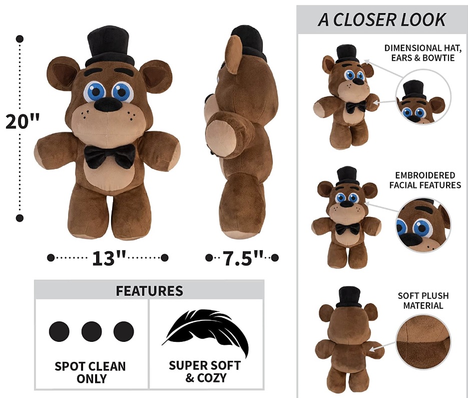 Five Nights at Freddy's Freddyビッグぬいぐるみ(50cm) - Game