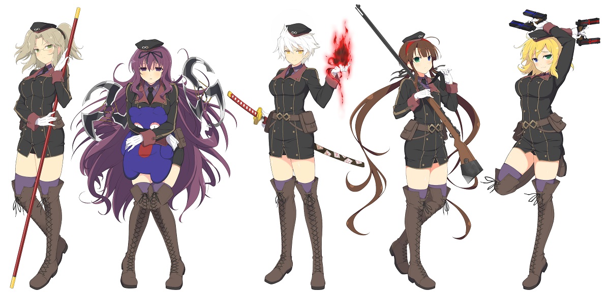 シノビマスター 閃乱カグラ NEW LINK』の「秘立蛇女子学園」メンバー5