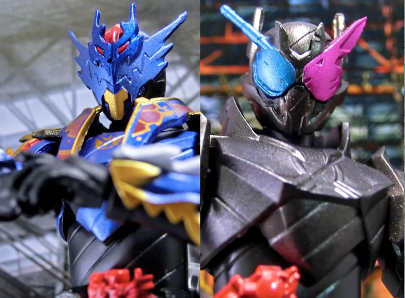 玩栗犬と、SHODO-X仮面ライダー12（ハザードフォーム＆グレート