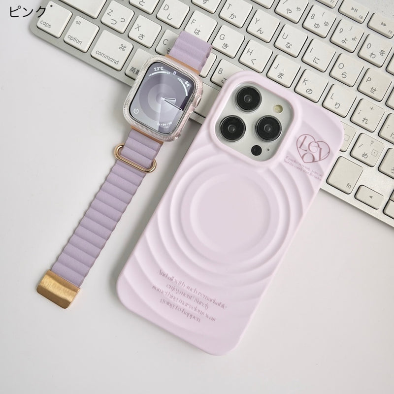 やさしく波打つ」マカロンカラーのシリコンケース – gaacal