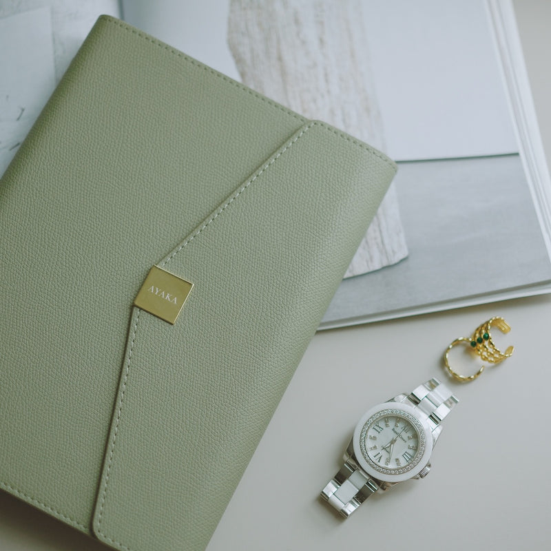 大人ノート」名入れ彫刻ができるルーズリーフノートマグネット式 – gaacal