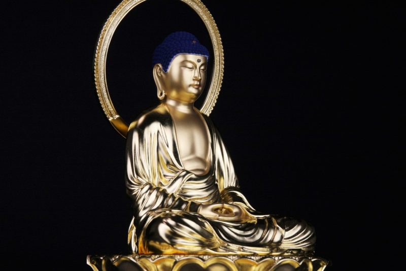 身丈4寸漆箔・釈迦如来坐像が完成しました〇 | 京都の仏師 宮本我休