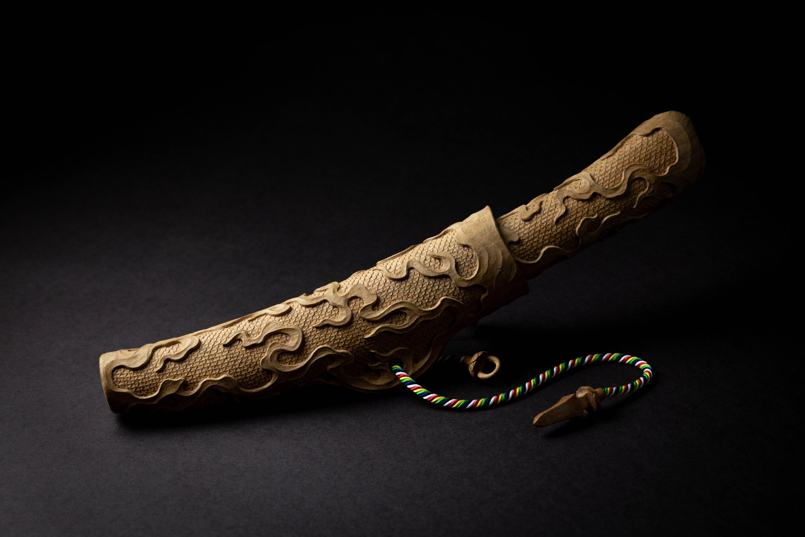 倶利伽羅龍マキリ完成です。 | 京都の仏師 宮本我休（GAKYU ガキュウ）