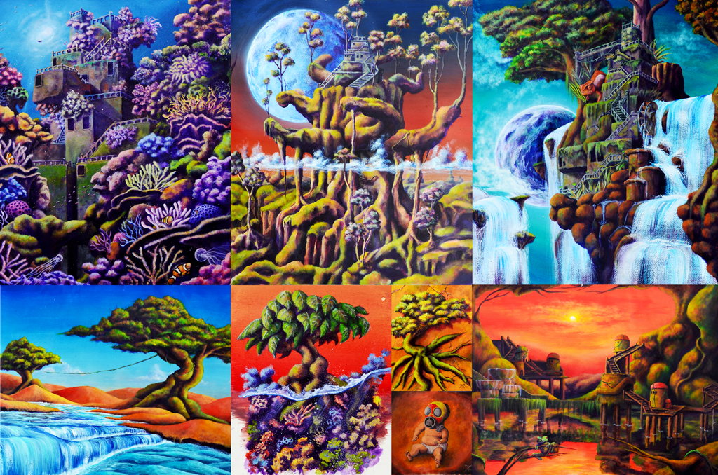 オーストラリア画家旅で依頼されたZiNARTの絵画作品まとめ。 | ガカプロ