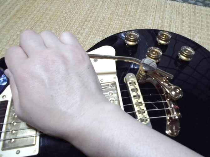 レスポール用トレモロアームLesTrem 加工なし取付レビュー！