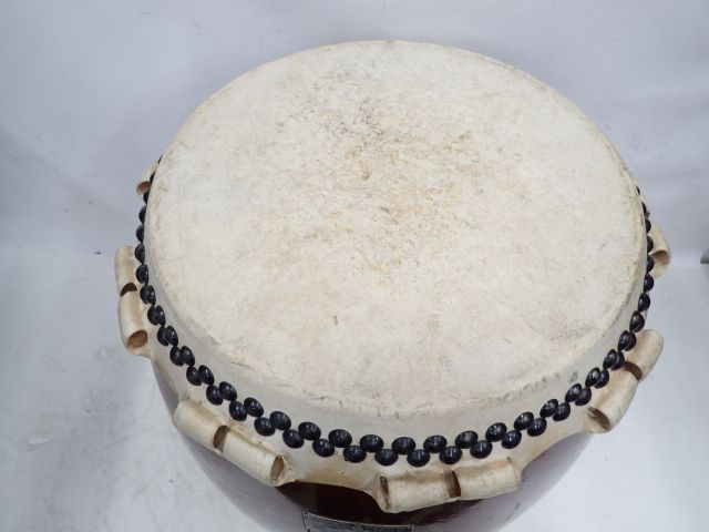 高額買取実施中!!】浅野 太鼓の里 和太鼓 長胴太鼓 宮太鼓 1.3尺 欅