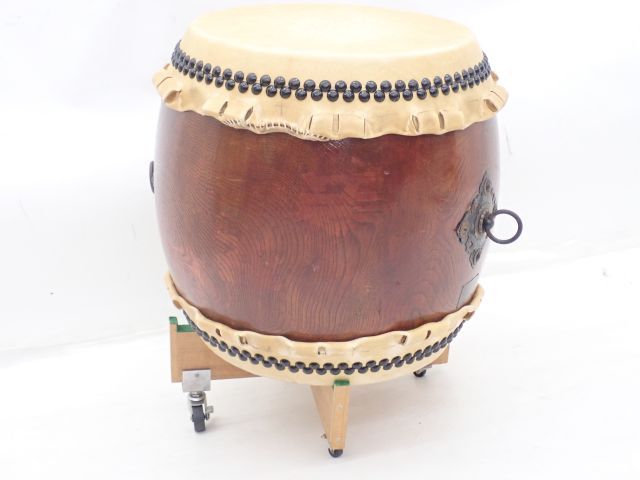 高額買取実施中!!】太鼓の山慶 和太鼓 長胴太鼓 別上製品 1尺5寸 打面