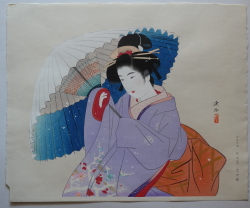 伊東深水のご紹介/深水の新版画,木版画の販売、買取、ご処分は浮世絵